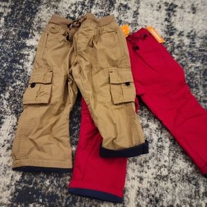 2 Pair Gymboree Lined Pants 18-24 Months NWT